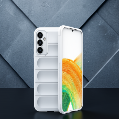 Samsung Galaxy M34 5g Kılıf Optimum Silikon - Krem