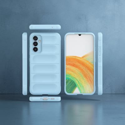 Samsung Galaxy M34 5g Kılıf Optimum Silikon - Sky Blue