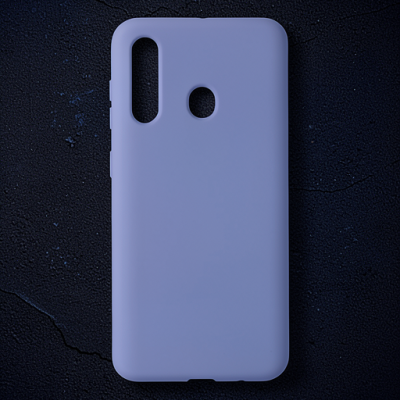 Samsung Galaxy M40 Kılıf Nano İçi Kadife Silikon - Lila