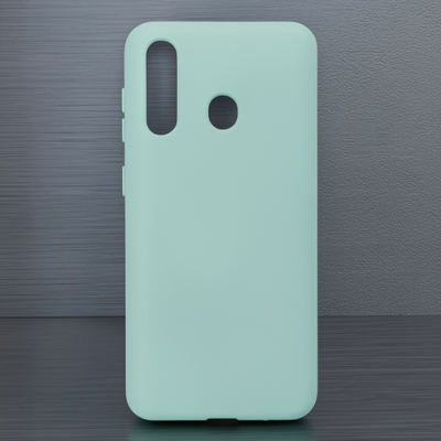 Samsung Galaxy M40 Kılıf Nano İçi Kadife Silikon - Turkuaz