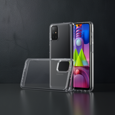 Samsung Galaxy M51 Kılıf Lüx Şeffaf Silikon