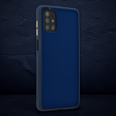 Samsung Galaxy M51 Kılıf Montreal Silikon Kapak - Lacivert
