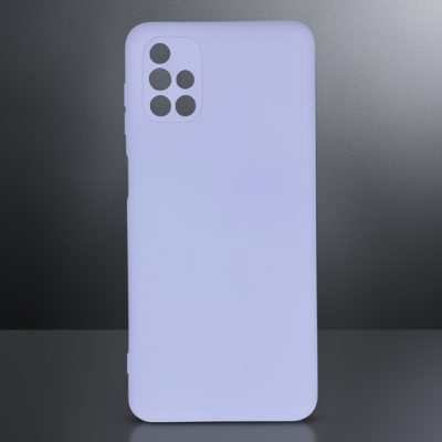 Samsung Galaxy M51 Kılıf Nano İçi Kadife Silikon - Lila