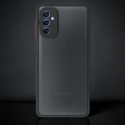 Samsung Galaxy M52 5g Kılıf Montreal Silikon Kapak - Siyah
