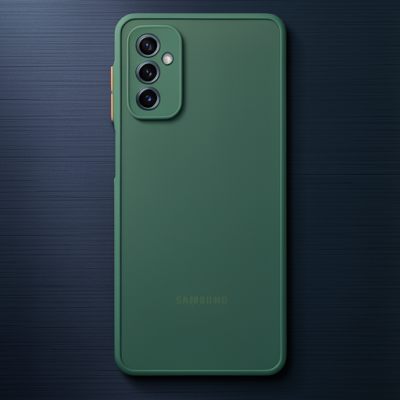 Samsung Galaxy M52 5g Kılıf Montreal Silikon Kapak - Yeşil
