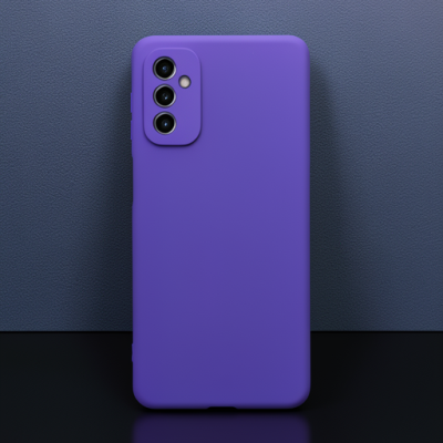 Samsung Galaxy M52 5g Kılıf Nano İçi Kadife Silikon - Mor