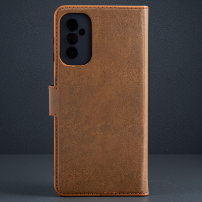 Samsung Galaxy M52 5g Kılıf Trend S Plus Kapaklı Kılıf - Taba