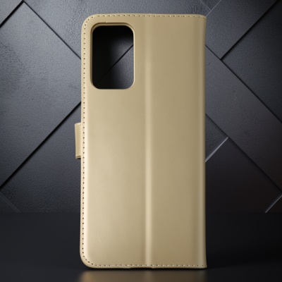 Samsung Galaxy Note 20 Kılıf Trend S Plus Kapaklı Kılıf - Gold