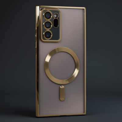 Samsung Galaxy Note 20 Ultra Kılıf Kross Magneticsafe Kapak - Gold