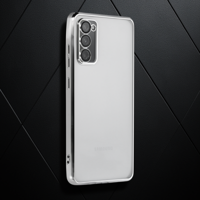 Samsung Galaxy S20 Fe Kılıf Razer Lensli Silikon - Gümüş