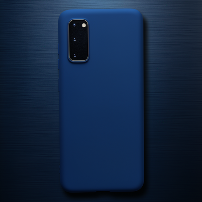 Samsung Galaxy S20 Kılıf Nano İçi Kadife Silikon - Lacivert