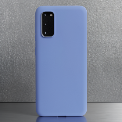 Samsung Galaxy S20 Kılıf Nano İçi Kadife Silikon - Lila