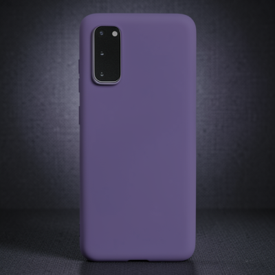 Samsung Galaxy S20 Kılıf Nano İçi Kadife Silikon - Mor