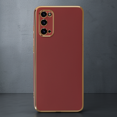 Samsung Galaxy S20 Kılıf Volet Silikon - Kırmızı