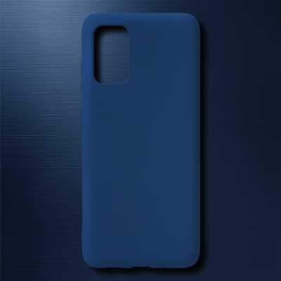 Samsung Galaxy S20 Plus Kılıf Nano İçi Kadife Silikon - Lacivert