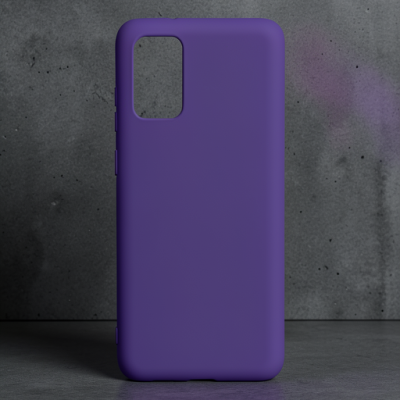 Samsung Galaxy S20 Plus Kılıf Nano İçi Kadife Silikon - Mor