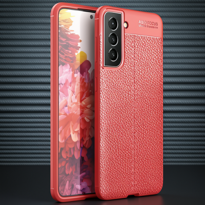 Samsung Galaxy S21 Fe Kılıf Auto Focus Kapak - Kırmızı