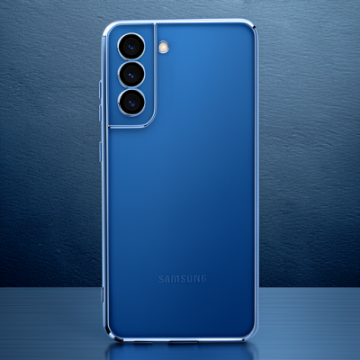 Samsung Galaxy S21 Fe Kılıf Razer Lensli Silikon - Açık Mavi