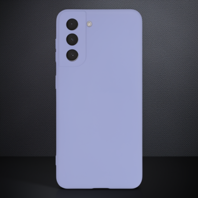 Samsung Galaxy S21 Kılıf Nano İçi Kadife Silikon - Lila