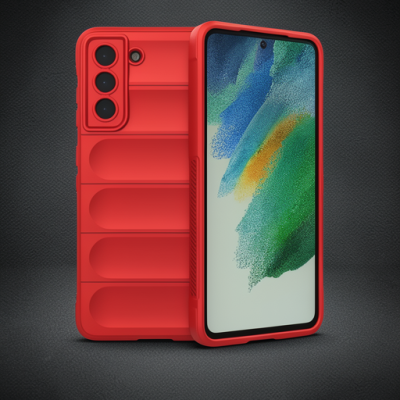 Samsung Galaxy S22 Plus Kılıf Optimum Silikon - Kırmızı