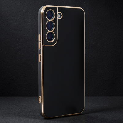 Samsung Galaxy S22 Plus Kılıf Volet Silikon - Siyah