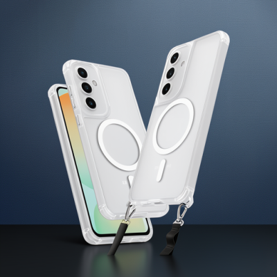 Samsung Galaxy S23 Fe Kılıf Enka Magsafe Silikon Kılıf - Şeffaf