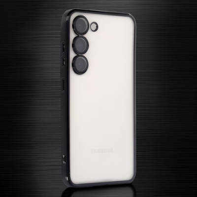 Samsung Galaxy S23 Kılıf Razer Lensli Silikon - Siyah