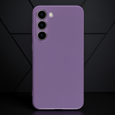 Samsung Galaxy S23 Kılıf Volet Silikon - Mor