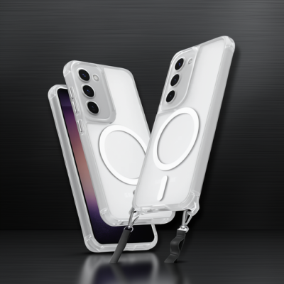 Samsung Galaxy S23 Plus Kılıf Enka Magsafe Silikon Kılıf - Şeffaf