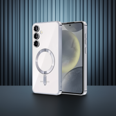 Samsung Galaxy S23 Plus Kılıf Kross Magneticsafe Kapak - Gümüş