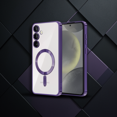 Samsung Galaxy S23 Plus Kılıf Kross Magneticsafe Kapak - Mor