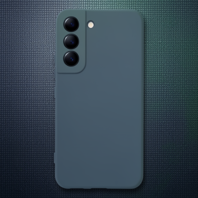 Samsung Galaxy S23 Plus Kılıf Nano İçi Kadife Silikon - Koyu Yeşil