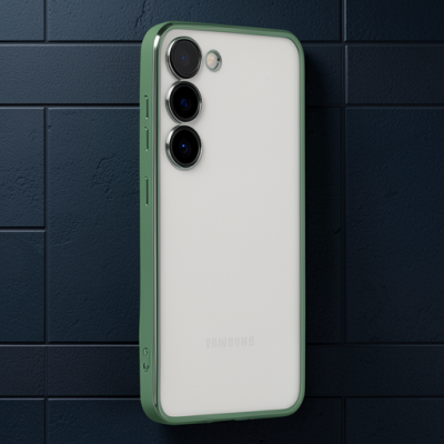 Samsung Galaxy S23 Plus Kılıf Razer Lensli Silikon - Yeşil