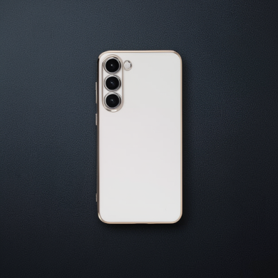 Samsung Galaxy S23 Plus Kılıf Volet Silikon - Beyaz