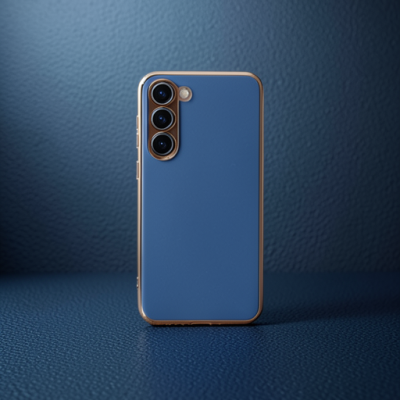 Samsung Galaxy S23 Plus Kılıf Volet Silikon - Mavi