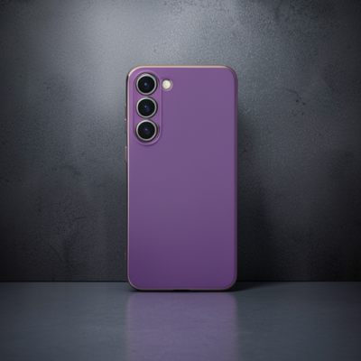 Samsung Galaxy S23 Plus Kılıf Volet Silikon - Mor