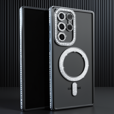 Samsung Galaxy S23 Ultra Joke Simli Magneticsafe Kılıf - Siyah