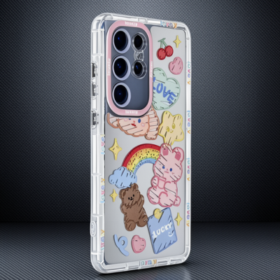 Samsung Galaxy S23 Ultra Kılıf Reflexion Desenli Kapak - Desen 4
