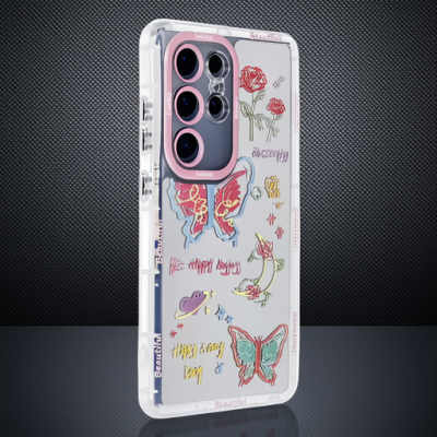 Samsung Galaxy S23 Ultra Kılıf Reflexion Desenli Kapak - Desen 8