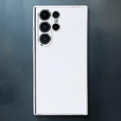 Samsung Galaxy S23 Ultra Kılıf Volet Silikon - Beyaz