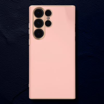 Samsung Galaxy S23 Ultra Kılıf Volet Silikon - Pembe