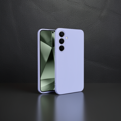 Samsung Galaxy S24 Fe Kılıf Nano İçi Kadife Silikon - Lila