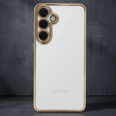Samsung Galaxy S24 Fe Kılıf Razer Lensli Silikon - Gold