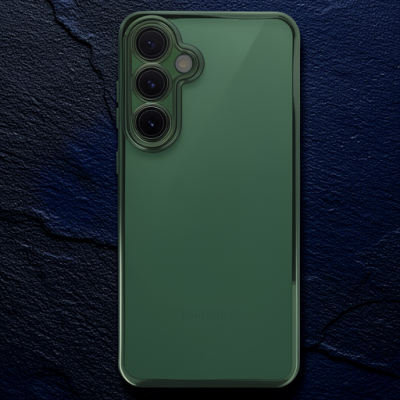 Samsung Galaxy S24 Fe Kılıf Razer Lensli Silikon - Yeşil