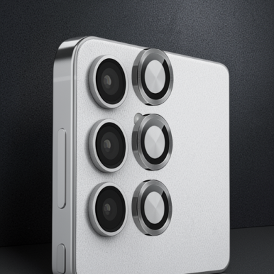 Samsung Galaxy S24 Fe Raze Metal Kamera Lens - Gri