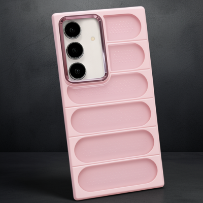 Samsung Galaxy S24 Kılıf Airmax Silikon Kapak - Pembe