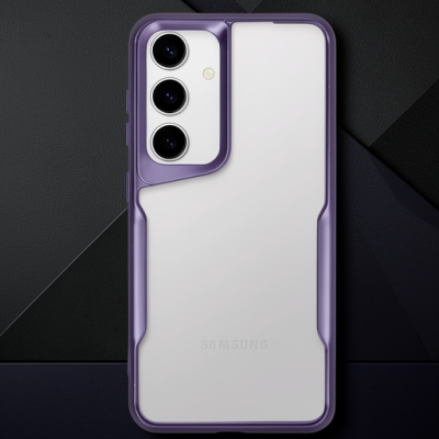 Samsung Galaxy S24 Kılıf Boyi Silikon Kapak - Derin Mor