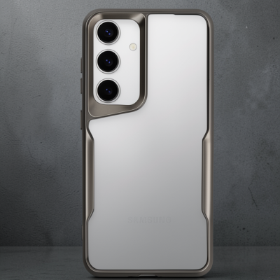 Samsung Galaxy S24 Kılıf Boyi Silikon Kapak - Titan Gri
