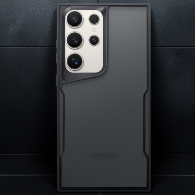 Samsung Galaxy S24 Ultra Kılıf Boyi Silikon Kapak - Siyah