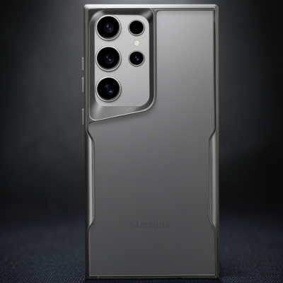 Samsung Galaxy S24 Ultra Kılıf Boyi Silikon Kapak - Titan Gri